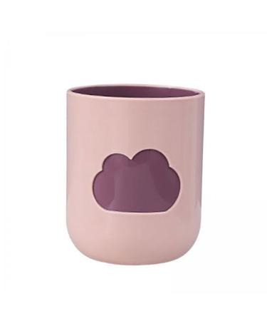 Magideal 5x toothbrush cup bathroom tumbler cloud pattern Rinse cup simple robust toothbrushes storage box toothpaste make -up brush cup tumbl
