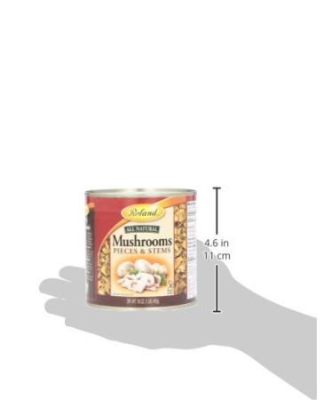Roland Foods Canned Mushroom Pieces and Stems 16oz - Specialty Imported Food - Buy Online on SooperMarket.com