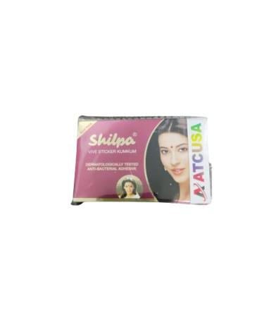 Shilpa Vive Sticker Kumkum - Deep Red Size 7 (Pack of 5) | Dermatologically Tested - Buy Online on SooperMarket.com