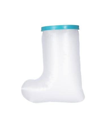 Besuso 1 Piece Waterproof Leg Cast Cover for Shower Adult Reusable Shower Boot Cover for Leg Foot Ankle