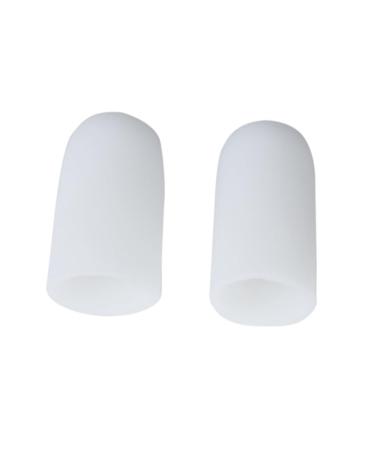 Shoe Toe Protector Pair Gel Sleeve Thumb Protector Shoe Protector White Protector Blisters Protector Foot Protector Cover Stickers Eversion Thumb Protector