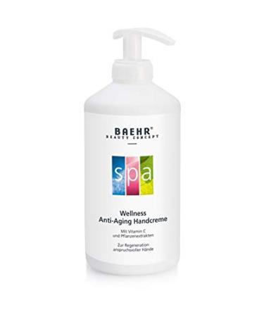 BAEHR BEAUTY CONCEPT SPA Wellness Hand Cream with Pump 500 ml