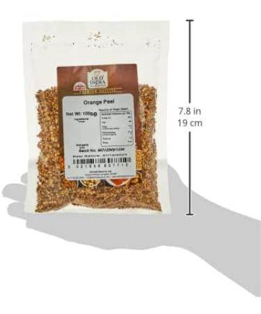 Old India Orange Peel 100g - Premium Quality Dried Orange Peel for Cooking and Baking - Buy Online on SooperMarket.com
