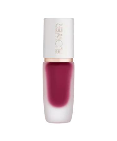 FLOWER BEAUTY Perfect Pout Lip Color by Drew Barrymore - Soft Matte Liquid Lipstick in Garnet | Comfortable & Lightweight International Shipping - Buy Online on SooperMarket.com
