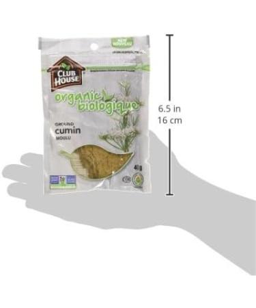 Club House Quality Natural Herbs & Spices Organic Ground Cumin 40g 1.4 Ounce (Pack of 1) - Buy Online on SooperMarket.com