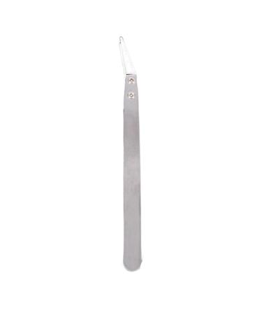Dajidafu Tweezers Antistatic Angle Head Wear-Resistant Ceramics Interchangeable Tools Anti Slip Handle Lightweight Balance Forceps Small Bend End White White Small Bend End