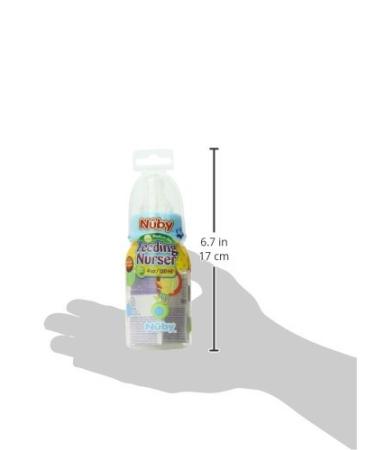 Nuby Printed Non-Drip Bottle  4 Ounce  Colors May Vary - Buy Online on SooperMarket.com
