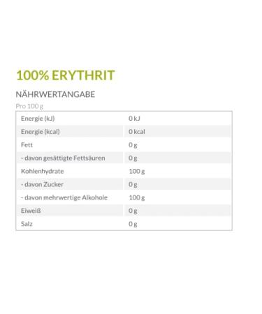 BFF Erythrit 100% Sweetener - 400g | Keto-Friendly Zero-Calorie Sugar Substitute for Baking & Beverages - Buy Online Internationally - Buy Online on SooperMarket.com
