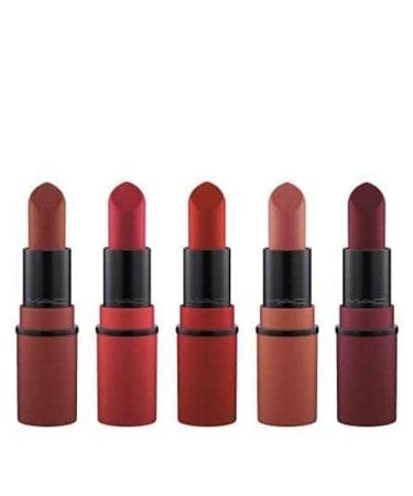 MAC Mini Lipsticks Set of 5 - Bold Shades | Long-Lasting Formula - Buy Online on SooperMarket.com