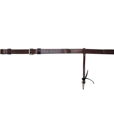 Circle Y Single Ply Plain Flank Cinch w/Billets Walnut