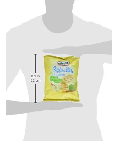 Reis-Fit Risbellis Apple & Cinnamon Rice Crackers - Pack of 4 (4 x 40g) - Healthy Snack for International Shipping - Buy Online on SooperMarket.com