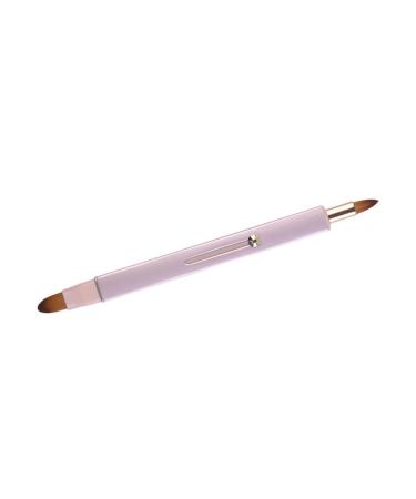 Housoutil 1pc Lip Brush Cosmetic Brush Concealer Brush Mini Lipsticks Pride Fascinators Lip Gloss Brush Dual-purpose Cosmetics Brush Telescopic Makeup Brush Lip Makeup Pink