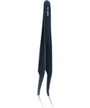 Dajidafu Stainless Steel Tweezers Anti-static Curved Nail Art Picking Pointed Rhinestones Nippers Elbow Precision Tools - Buy Online on SooperMarket.com
