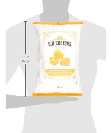 Buy G.H. Cretors Just The Cheese Corn - Cheddar, 6.5 Oz (Pack of 12) - Gourmet Snack - Buy Online on SooperMarket.com