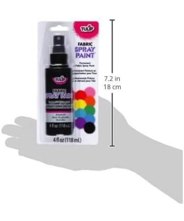 26568 SOP 4oz Asphalt Tulip Fabric Spray - 4 Fl Oz (Pack of 1) | Permanent Color for DIY Projects - Buy Online on SooperMarket.com