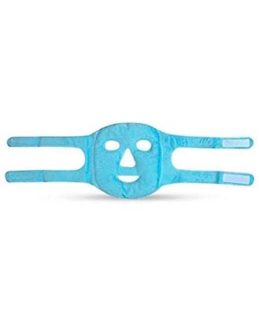 Perfecore Facial Mask for Puffy Eyes and Migraine Relief - Hot Cold Gel Beads Compress Pack - Spa Therapy Wrap for Sinus and Headaches - Blue - Buy Online on SooperMarket.com