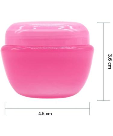 HINNASWA Travel Containers Set for Toiletries & Cosmetics - Pink/Green/Blue/White/Yellow/Purple - Buy Online on SooperMarket.com