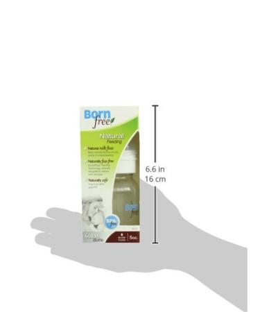 Born Free Glass Wide Neck 5oz Baby Bottle - BPA-Free - Buy Online on SooperMarket.com