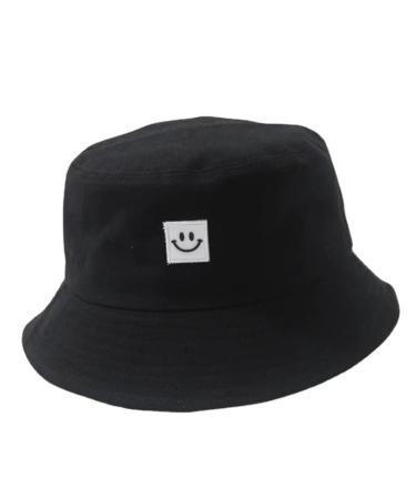 Fishing hats Bucket has cotton unisex foldable angler hat 56-58cm sun hat to hike hiking camping travel fishing with storage pocket 1 black