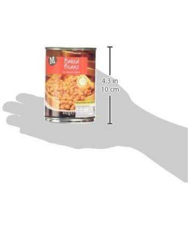 Morrisons Baked Beans in Tomato Sauce 4 x 410g cans (Forced) - Buy Online on SooperMarket.com