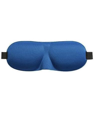 3D Sleep Mask Natural Sleeping Eye Mask Eyeshade Cover Shade Eye Patch Women Portable 1Pcs Travel Soft Blindfold Eyepatch Men Sapphire 1 Count (Pack of 1)