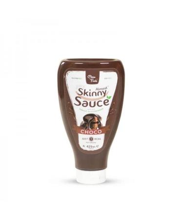 CleanFoods Almost Skinny Sauce Choco 9 x 425 ml I Chocolate Sauce e.g. for Pancakes Waffles I Only 26 Calories per 100 g Pack of 9