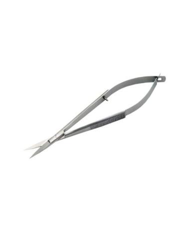 Professional Eye Brow -Micro Scissors 4.5" Straight Castroviejo stitch cutting embroidery spring action extra sharp for ENT-EYE-SKIN-DENTAL -61050 By Macs (Eye Brow Scissors Straight) 4.5 Inch (Pack of 1)
