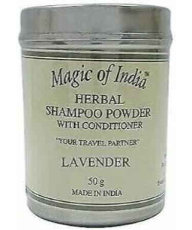 RSGM Magic Of India Herbal Lavender Shampoo Powder With Conditioner - 50g