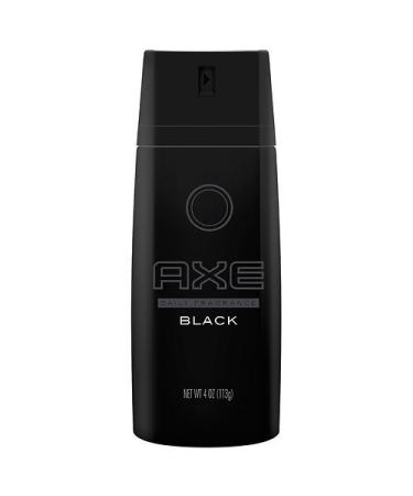 AXE Black Body Spray for Men Daily Fragrance 4 oz(Pack 2)