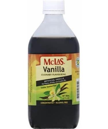 Mclas Vanilla Culinary Flavouring (480Ml X 2)| Artificial vanilla | Another tastebud treat | Alcohol free | Concentrated | premium product - Buy Online on SooperMarket.com