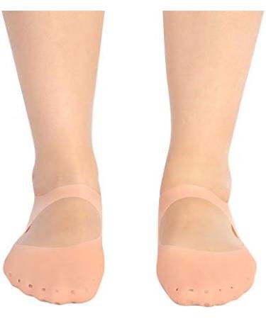 Silicone Moisturizing Socks for Cracked Heels - Foot Care Tool | Anti-Crack Silicone Socks for Soft Hydrated Feet - Buy Online on SooperMarket.com