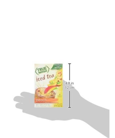 True Lemon Peach Iced Tea Mix - 4 Boxes of Instant Powdered Drink Packets | Refreshing True Citrus Peach Flavor to Quench Your Thirst - Buy Online on SooperMarket.com