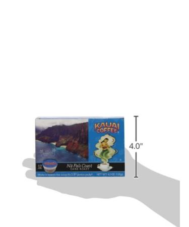 Kauai Coffee Na Pali Coast Dark Roast Pods - 12 Count Pack - 100% Arabica for Keurig - Buy Online on SooperMarket.com