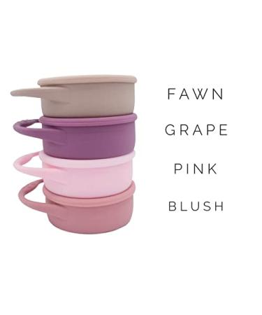 BapronBaby Silicone Collapsible Snack Cup (Grape) - BPA, Phthalate, & Latex Free - Dishwasher Safe - 100% Food Grade Silicone - 6 Months - Buy Online on SooperMarket.com