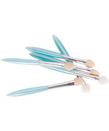 6Pcs One-ended Soft Foam Head Stick Applicator Sponge Eyeshadow Brushes Pro - Buy Online on SooperMarket.com