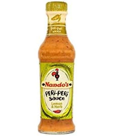 Nando's Peri-Peri Sauce Selection Medium Lemon & Herb Hot 125g each - Buy Online on SooperMarket.com