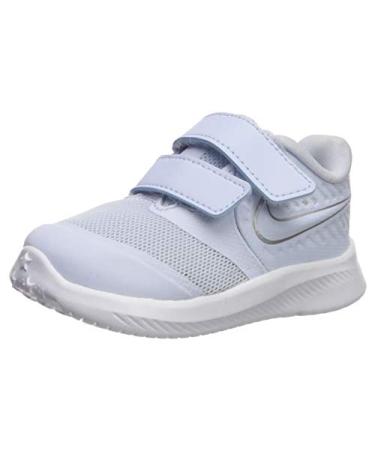 NIKE Boy's Star Runner 2 (Psv) Running Shoe 3.5 UK Child Wide Half Blue Metallic Silver Volt