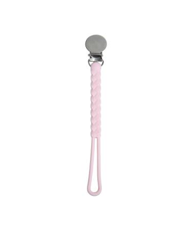 JIANIAO Silicone Pacifier Clip  100% Silicone Pacifier Strap with Clip Keeps Pacifiers  Teethers & Small Toys in Place  Features One-Piece Beaded Design & Silicone Cord
