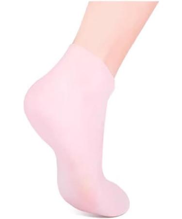 kesurpae 2pair Hydrating Moisturizing Socks for Feet Care Experience Comfort Silica Gel Silicone Socks Exfoliating Foot Care colour of skin One size fits all Colour of Skin One size fits all - Buy Online on SooperMarket.com