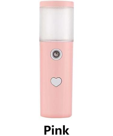 Dajidafu Face Mist Sprayer 30ml Rechargeable Moisturizing Facial Humidifier Portable Atomizer Salon Water Steamer Refillable Mister Pink - Buy Online on SooperMarket.com