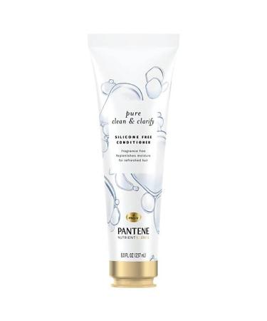 Pantene Pro-V Nutrient Blends Pure Clean & Clarify Conditioner Silicone and Fragrance Free 8 fl oz