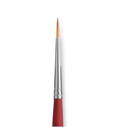 Princeton Velvetouch  Series 3950  Paint Brush for Acrylic  Oil and Watercolor  Round  1