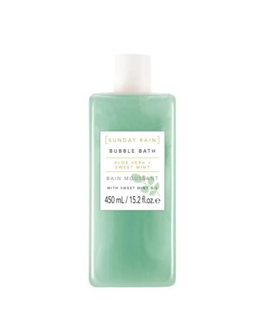 Sunday Rain Aloe Vera & Mint Bubble Bath Rich & Foaming Vegan & Cruelty-Free 450ml