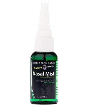 Doctor's Touch Nasal Spray for Dry Nose - Aloe & Colloidal Silver Sinus Support - Drug Free Relief for Sinus Congestion - 1oz - Buy Online on SooperMarket.com