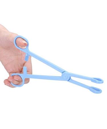 Reptile Feeding Clip 7.48in Reptile Terrarium Plastic Tongs Tweezers Pet Raising Feeding Tool for Tortoise Lizard Frog Spider Tarantulas