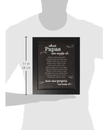 Papa Chalkboard Frame - Personalized Gift for Father's Day, Birthday, or Birth of Grandchild | Made in USA - Buy Online on SooperMarket.com