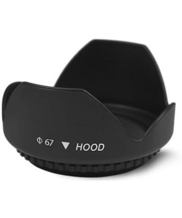 67mm Digital Tulip Flower Lens Hood for Canon Nikon Olympus Pentax Sony Sigma Tamron SLR Lenses - Includes Microfiber Cleaning Cloth - Buy Online on SooperMarket.com