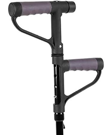 Canes Walking Cane Retractable Collapsible Anti Slip Height Hand Walking Stick with LED Light Double T Handle Elderly Walking Cane for Old Man - Buy Online on SooperMarket.com