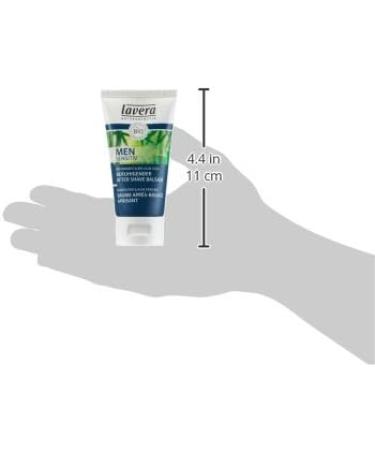 Lavera Men Sensitiv Aftershave Balm with Organic Bamboo & Aloe Vera 50ml - Soothes Sensitive Skin, Prevents Redness - Vegan & Organic - Buy Online on SooperMarket.com