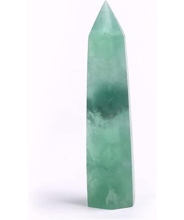 Meditation Gift 1PCS Natural Blue Stone Column Crystal Column Energy six Prism Spirit Meditation Green (Color : 8-9cm) - Buy Online on SooperMarket.com